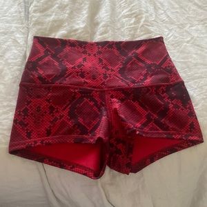 Brand new lululemon high rise wunder train short